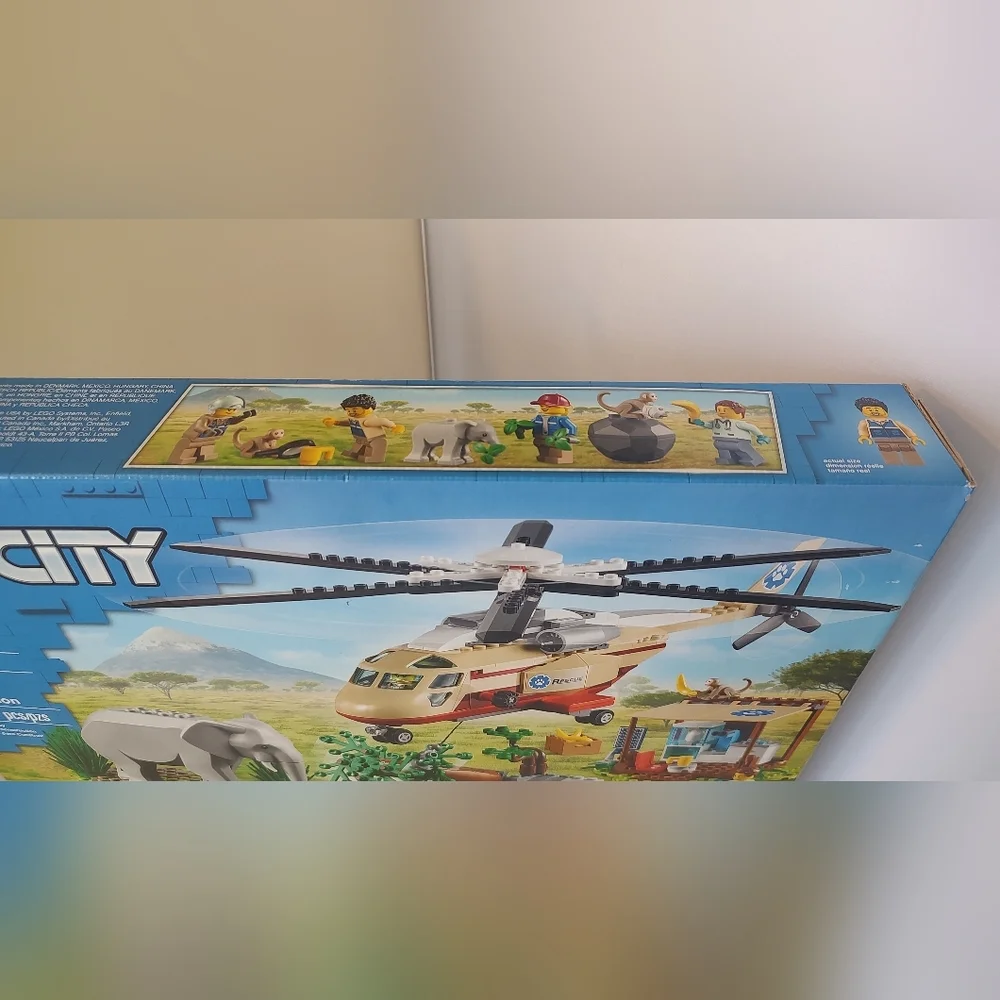 Lego City 60302 Wildlife Rescue Operation Building Set NWT